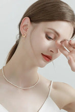 Moissanite 925 Sterling Silver Huggie Earrings with Chain Earrings