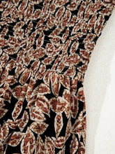 Printed Smocked Bodice Maxi Dress Maxi Dresses