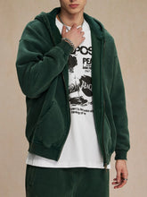 Men's Zip-Up Hoodie with Kangaroo Pocket