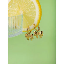18K Gold-Plated Stainless Steel Bow Earrings