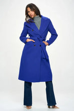 Coalition LA Double-Breasted Longline Coat with Belt Woman Outerwear