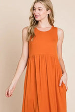 BOMBOM Sleeveless Maxi Dress with Pockets Casual Dresses