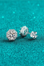 2 Carat Moissanite 925 Sterling Silver Stud Earrings Earrings