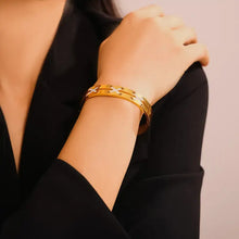 18K Gold-Plated Czech Diamond Bracelet Bracelets