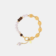 18K Gold-Plated Titanium Steel Bracelet Gold One Size Bracelets