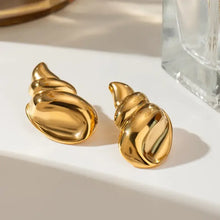 18K Gold-Plated Conch Earrings Earrings