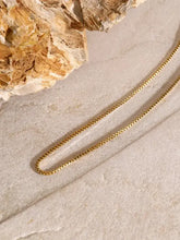 18k gold-plated cross necklace with gold snake chain length