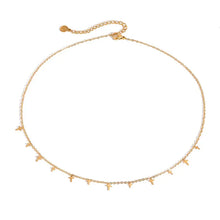18K Gold-Plated Cross Necklace Fashion Jewelry