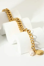 18K Gold-Plated Curb Chain Bracelet Necklaces