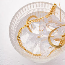 18K Gold-Plated Double Layered Necklace Fashion Jewelry