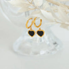 18K Gold-Plated Heart Drop Earrings Earrings