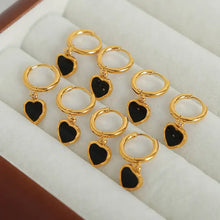 18K Gold-Plated Heart Drop Earrings Earrings