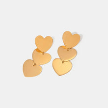 18K Gold-Plated Heart Earrings Earrings