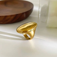 18K Gold Plated Oversized Dome Ring Fashion Jewelry