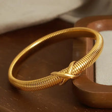 Titanium Steel Spring Shape Bracelet Bracelets