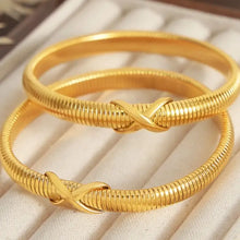 Titanium Steel Spring Shape Bracelet Bracelets