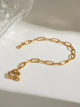 18K Gold-Plated Stainless Steel Chain Bracelet Bracelets