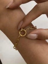 18K Gold-Plated Stainless Steel Chain Bracelet Bracelets