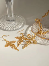 18K Gold-Plated Stainless Steel Cross Necklace Fashion Jewelry