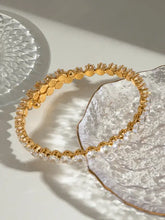 Stainless Steel Inlaid Zircon Bracelet Bracelets