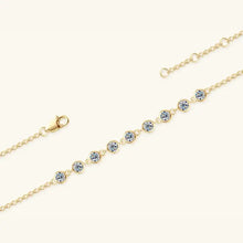 Inlaid Moissanite 925 Sterling Silver Bracelet Bracelets