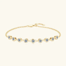 Inlaid Moissanite 925 Sterling Silver Bracelet Bracelets