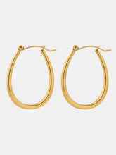18K Gold-Plated Titanium Steel Earrings Earrings