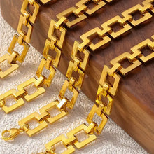 Titanium Steel Hollow Square Chain Bracelet Bracelets