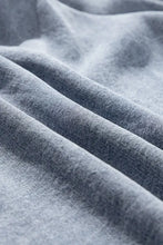 Ruffled Shirred Denim Top Woman Denim Tops