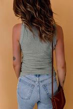Round Neck Sleeveless Tank Tanks & Camis
