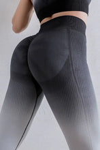 Gradient High Waist Sports Leggings Woman Leggings
