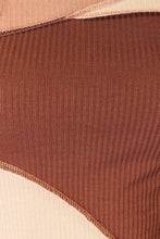 Double Take Color Block Exposed Seam Long Sleeve Top Woman Blouses
