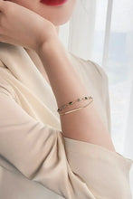 Alloy Double-Layered Bracelet Necklaces