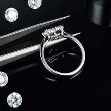 Moissanite 925 Sterling Silver Heart Ring Rings