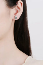 Moissanite Teardrop Stud Earrings Earrings