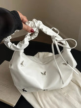 Butterfly Ruched Strap Shoulder Bag Shoulder Bags