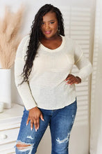 Culture Code Full Size Scoop Neck Patch Pocket Top Cream Woman Blouses