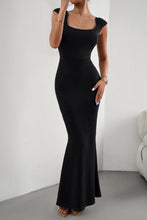 Devine Cap Sleeve Scoop Neck Maxi Dress Woman Maxi Dress