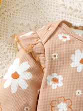 Children's Ruffled Floral Bodysuit and Bloomer, Headband Set Kids Sets