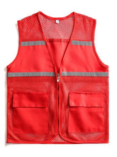 Men's Plus Size Mesh Zip Up Vest Deep Red Mens Tops