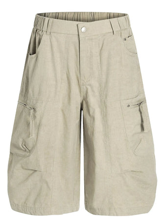 Men's Relaxed Fit Cargo Shorts Khaki