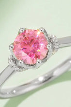 1 Carat Moissanite Contrast 925 Sterling Silver Ring Rings