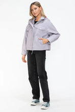 How Dare U Drawstring Hem PU Leather Zip Up Jacket Woman Outerwear
