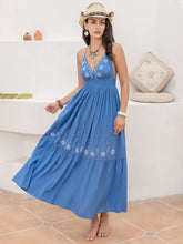 Printed Halter Neck Maxi Cami Dress Woman Maxi Dress