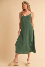 Aemi+Co Side Button Midi Cami Dress Casual Dresses