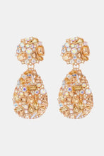 Teardrop Shape Zinc Alloy Dangle Earrings Apricot One Size Earrings