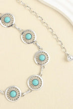 Vintage Turquoise Alloy Belt Belts