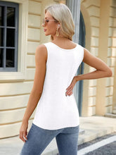 Scoop Neck Casual Tank Top