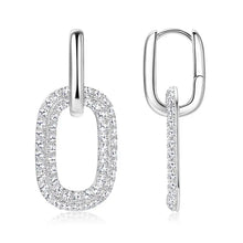 2.16 Carat Moissanite 925 Sterling Silver Earrings Earrings