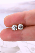 2 Carat Moissanite 925 Sterling Silver Stud Earrings Earrings